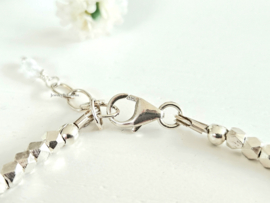 Silver Hill Tribe beaded bracelet   925 sterling silver