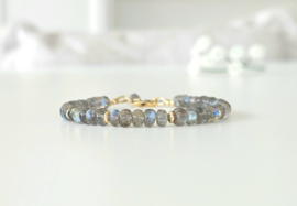 Labradorite beaded bracelet 14k goldfilled