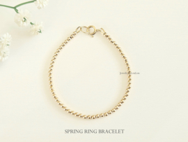 14k Goldfilled beaded bracelet 3mm