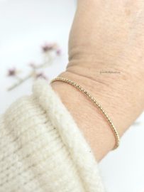 14k goldfilled kralen armband 2mm