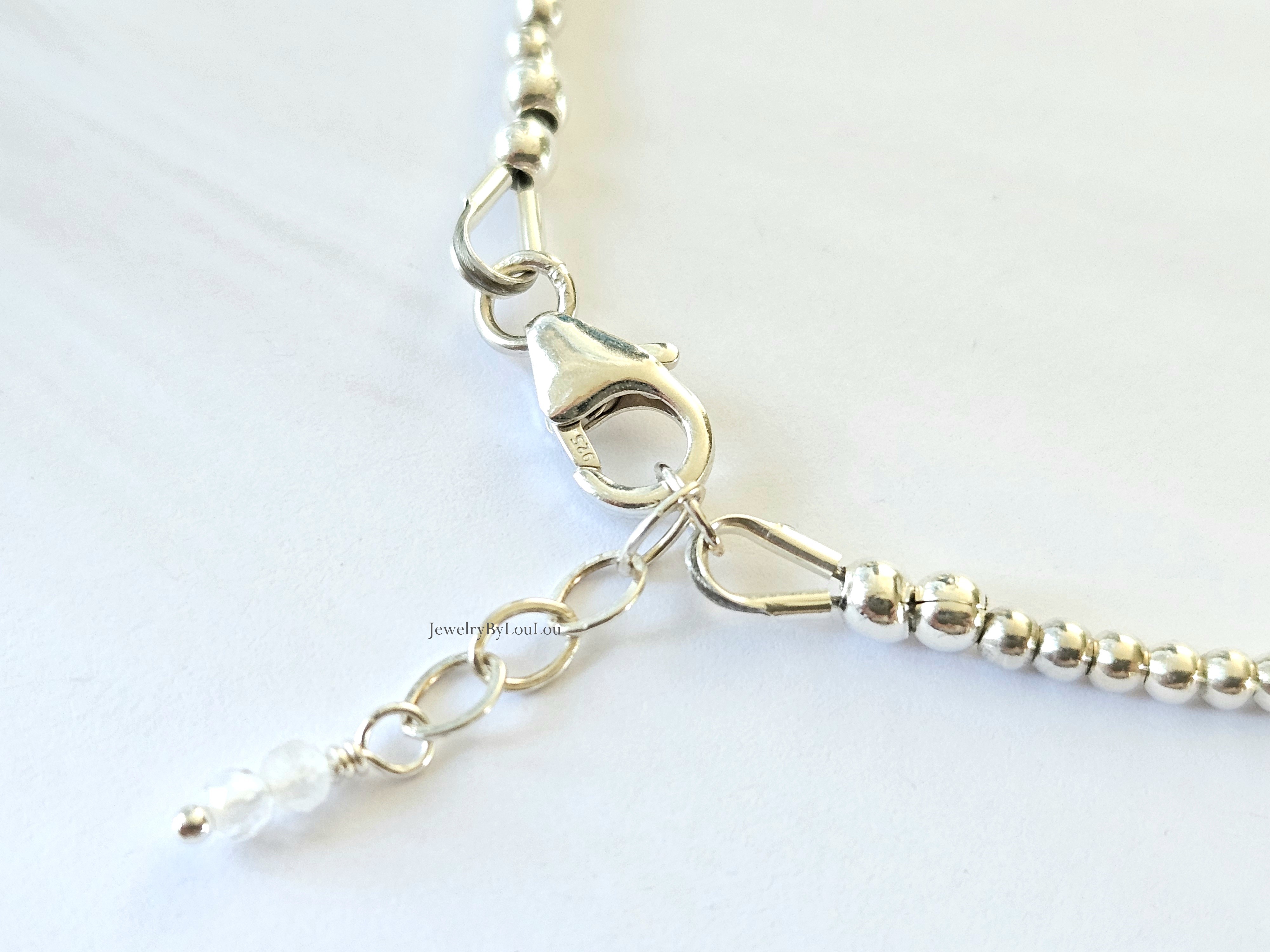 925 sterling zilver kralen armband 2mm, leverbaar sluiting - elastiek