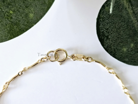 Schakel armbandje, 14k goldfilled