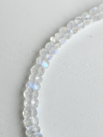 Maansteen armband, 14k goldfilled & 925 sterling zilver