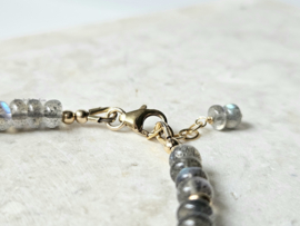 Labradorite beaded bracelet 14k goldfilled