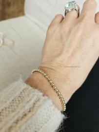 14k Goldfilled beaded bracelet 4mm