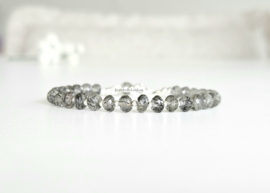 Toermalijnkwarts armband, 14k goldfilled & 925 sterling zilver