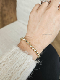 14k Goldfilled beaded bracelet 6mm