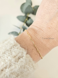 Schakel armbandje, 14k goldfilled