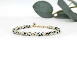 Dalmatiër japis armband     14k goldfilled