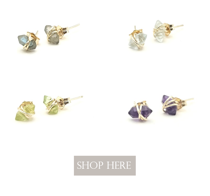 earstuds-edelsteen-loulou-goud-zilver