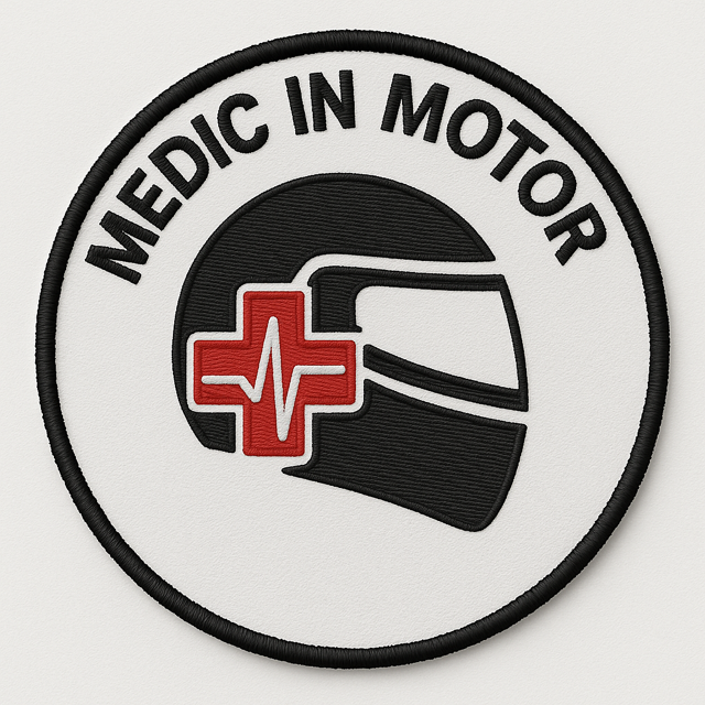 Patch 'Medic in motor' + sticker
