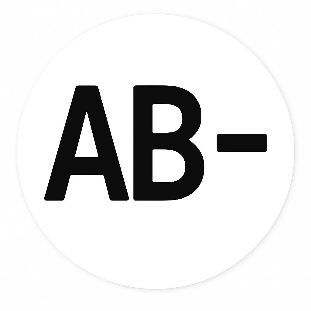 Sticker bloedgroep