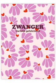 Zwanger - Ansichtkaart - sizzy
