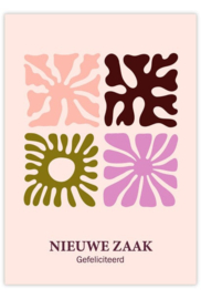 Nieuwe zaak- Ansichtkaart - sizzy