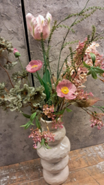 Boeket -zijden roze-