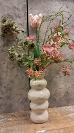 Boeket -zijden roze-