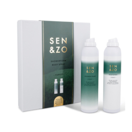 cadeaubox 1 bodyspray en showerfoam  forest
