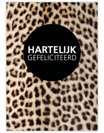 hartelijke gefeliciteerd - Ansichtkaart - giveX