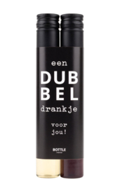 WIJN TUBE'S  DUBBEL DRANKJE - VOOR JOU! -