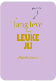 lang leve leuke jij  - Ansichtkaart - friends