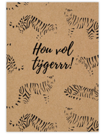 Hou vol tijger - Ansichtkaart - giveX