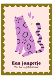 Een jongetje - Ansichtkaart - sizzy