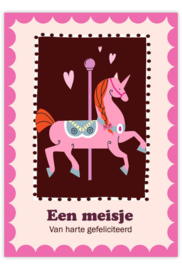 Een meisje - Ansichtkaart - sizzy