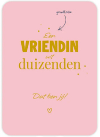 Een vriendin uit duizenden - Ansichtkaart - friends