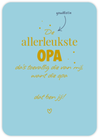 De allerleukste opa- Ansichtkaart - friends