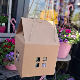 Cadeaupakket -kartonnen huisje-