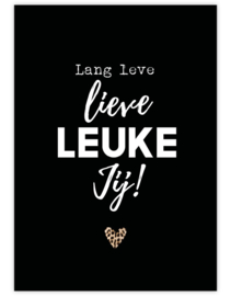 lieve leuke jij - Ansichtkaart - giveX