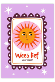 Wees lief- Ansichtkaart - sizzy