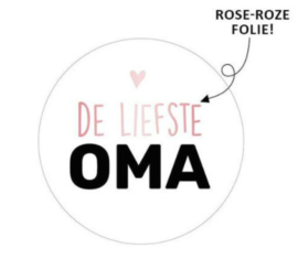 Stickerset 'de liefste oma'