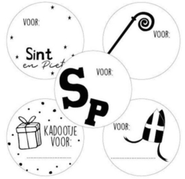 Invulstickers van Sint assorti