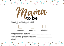 Babyshower invulkaarten