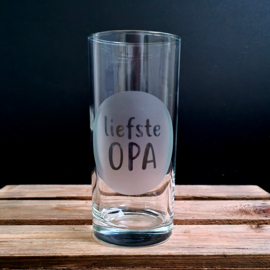 Longdrinkglas liefste PAPA of OPA