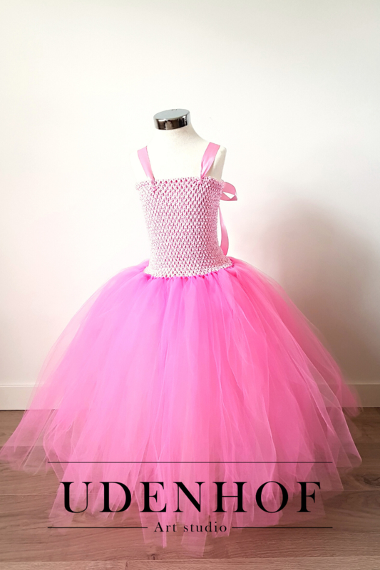 omroeper kristal Raar Handgemaakte roze tutu jurk voor meisjes 0 tot 12 jaar