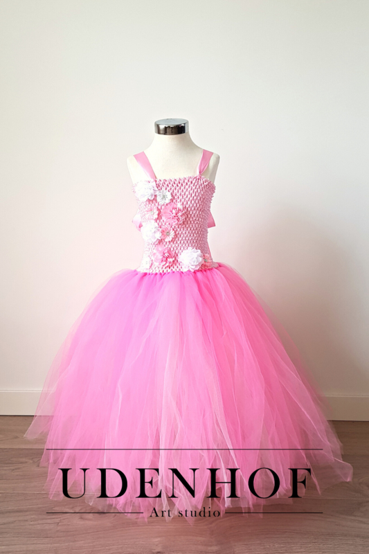 roddel Zelden Zweet Roze prinsessen tule tutu jurk | Udenhof