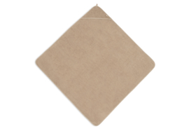 Badcape Badstof Biscuit 100x100cm