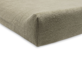 Aankleedkussenhoes Badstof Olive Green 50x70cm