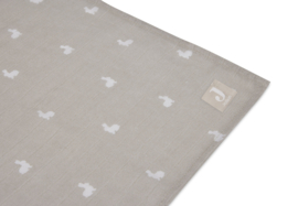 Hydrofiele Doek Dotted-Rabbit Nougat 115x115cm