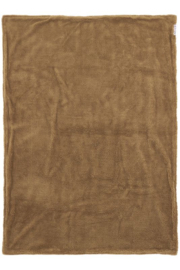 Deken Wieg Fleece Mini Knots Toffee 75x100cm