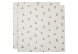 Hydrofiele Doek Teddy Bear 115x115cm 2-Pack