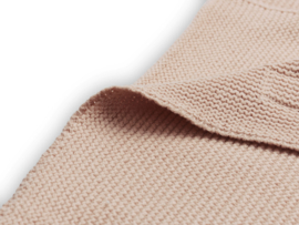 Deken Wieg Basic Knit Pale Pink 75x100cm