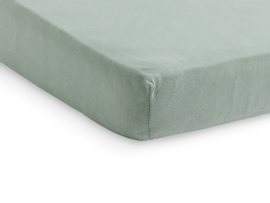 Hoeslaken Jersey 60x120cm Ash Green 2-Pack