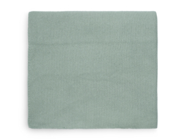 Deken Ledikant Basic Knit Forest Green 100x150cm