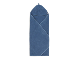 Badcape Badstof Jeans Blue 75x75cm