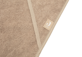 Badcape Badstof Biscuit 100x100cm