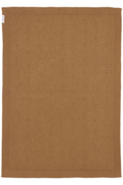 Deken Wieg Mini Knots Toffee 75x100cm
