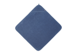 Badcape Badstof Jeans Blue 75x75cm